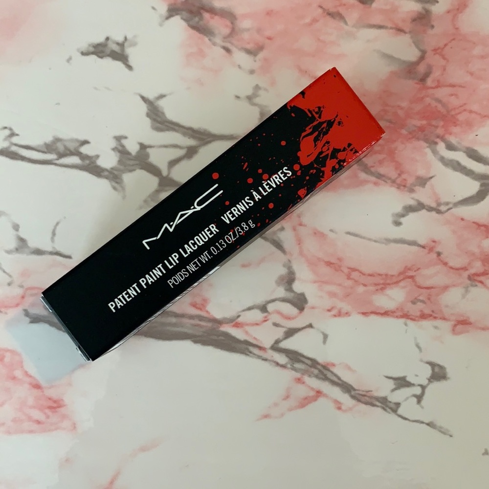 NWT MAC Cosmetics Red Enamel Paint Lip Lacquer